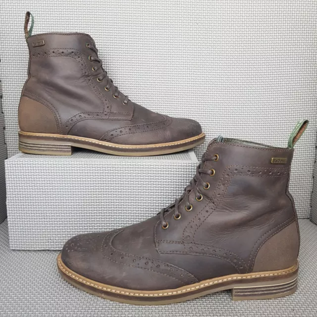 Barbour belford brogue discount boot black