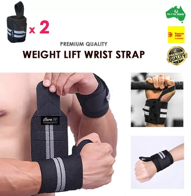 Weight Lifting Sport Gym Muscle Training Wrist Support Straps Wrap Bodybuilding