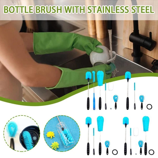 5 Pcs Bottle Brush Specialized for Sports Bottles Baby Bottle Cups Cleaning"