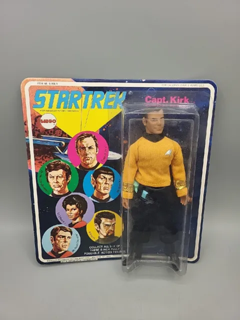 Star Trek The Original Series - Mego - Capt. Kirk (neuf sous blister 1974)