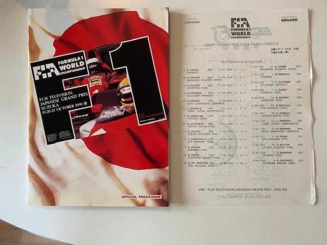 Programme Officiel Grand Prix De Monaco 1989 - F1 Senna Prost - Magazine D'époque
