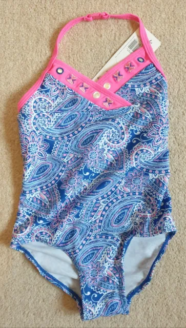 Girls One Piece Costume Swimsuit Swimming Age 3-4 BNWT