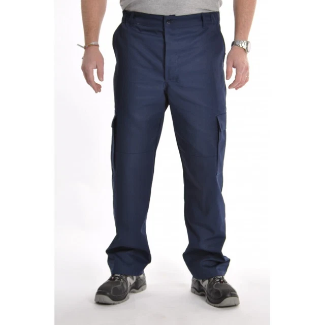 Pantalon De Travail BDU Parks PARA Bleu Marine Taille 34 - Occasion En Parfait État, Style Militaire