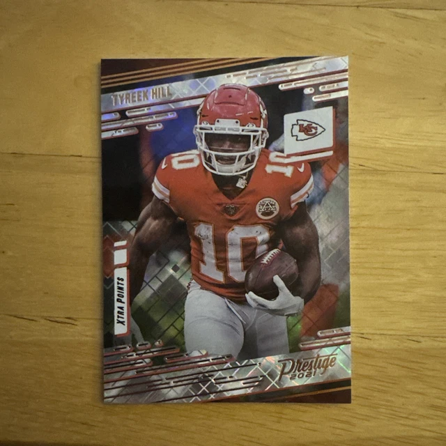 2021 PANINI PRESTIGE carte de football insert Xtra Points Tyreek Hill
