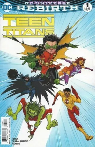 Teen Titans #1 Variant Cover 2016 Dc Universe Rebirth Damian Knows Best New Nm