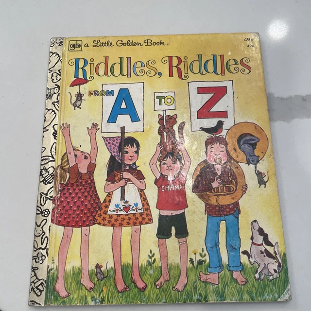 A LITTLE GOLDEN book riddles riddles from A-Z $8.80 - PicClick