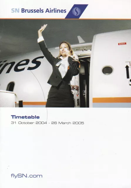 Sn Brussels (Belgium) - Timetable - 31 October 2004 - 26 March 2005