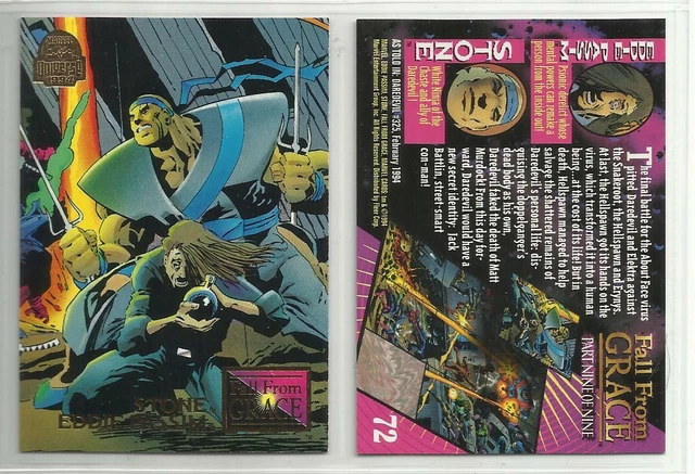 1994 Marvel Universe: Series 5 (Fleer) FALL FROM GRACE "Base Trading Card" #72