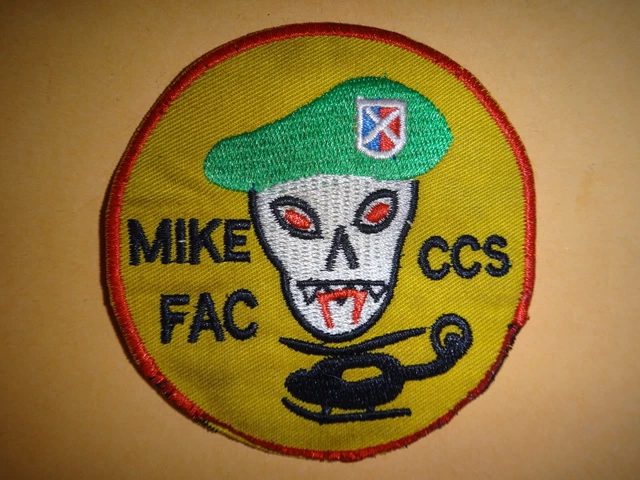 VIETNAM WAR US 5th Special Forces Group MACV-SOG MIKE FAC CCS Patch £10 ...