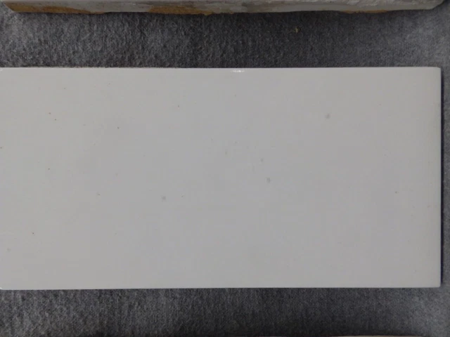 Set of 3 Antique Subway Tile Circa 1880 3x6 Thick Vintage 340-17R 3
