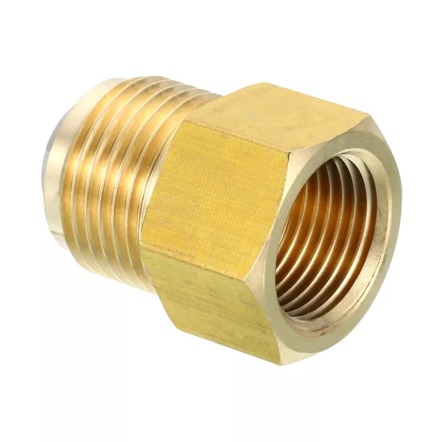 1/2'' Female Flare x 5/8'' Male Flare Connectors, Brass Adapter Reducing