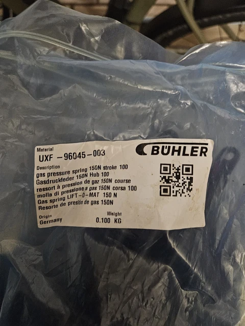 3 X Bühler Gasdruckfeder 150n hub100