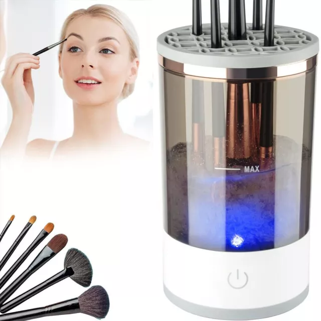 Automatic Brush Cleaner Electric Makeup Brush Cleaning Machine Fast Clean Dryer