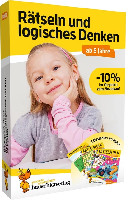 Rätselblock-Paket ab 5 Jahre - Rätseln und logisches Denken | Bayerl (u. a.)