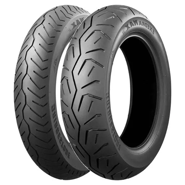 Set De Pneus Bridgestone 130/70-18 (63W) + 180/70-16 77V Exedra Max