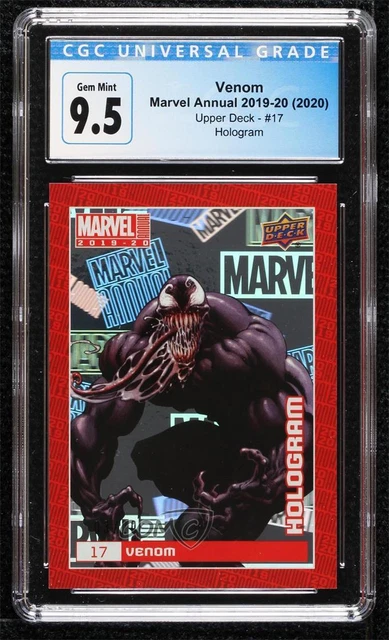 2019-20 Upper Deck Marvel Annual Hologram 3/20 Venom #17 CGC 9.5 01hi