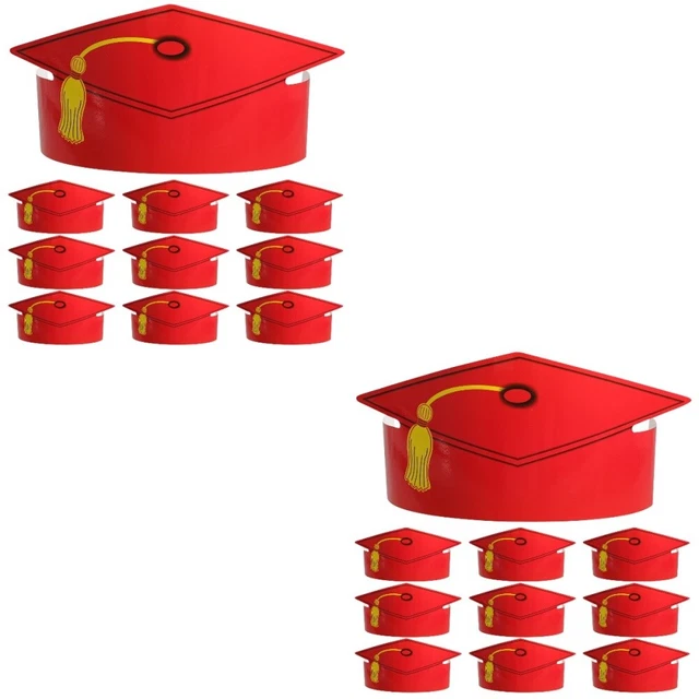 24 pezzi di dollari di laurea di laurea di laurea cappelli di laurea per bambini