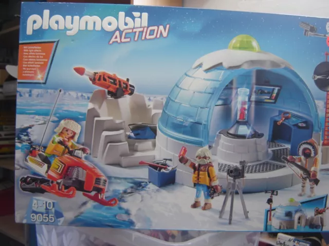 Playmobil Action 9055 Polar Ranger Hauptquartier "Neu"(960)