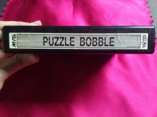 Jeu Puzzle Bobble Pour Neo Geo MVS - Bon état, Jeu De Puzzle Rétro