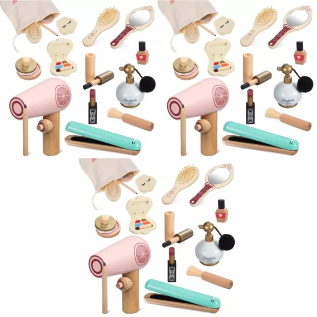 Kit de maquillaje infantil de 3 juegos para niños y niñas pequeñas