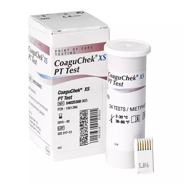 CoaguChek XS- PT-Test | 24 Teste | PZN 00146910