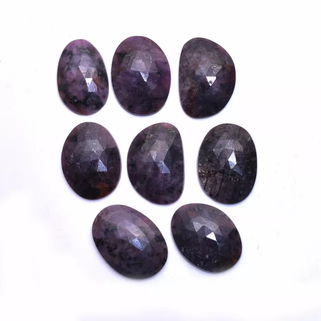 118 Cts Natural Ruby Untreated 8 Pcs Checker Cut Loose Gemstones Lot ~ 21mm-22mm