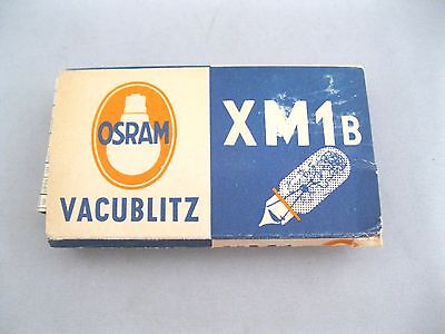 Vintage Osram vacublitz XM1B Foto destellos ~ 5 flashes ~ ~ no utilizado en embalaje original