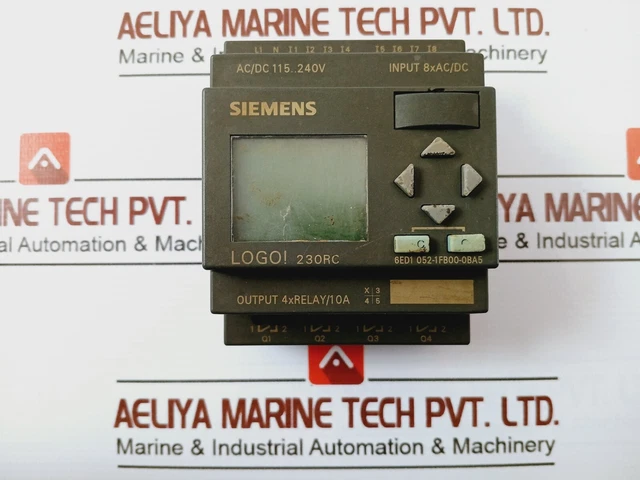SIEMENS 6ED1 052-1FB00-0BA5 LOGO! Module De Logique D'Affichage Logo ...