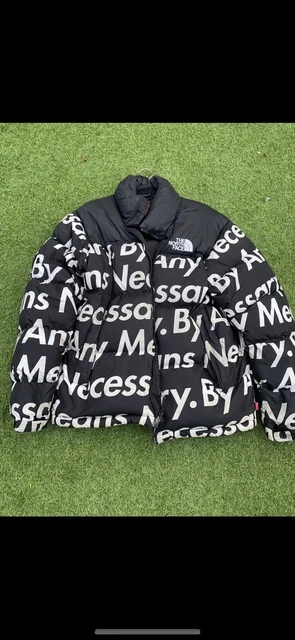 Supreme The North Face By Any Means Nuptse Jacket Black Men's - FW15 - US