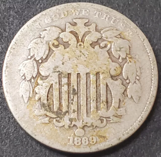 1869 Shield Five Cent Piece