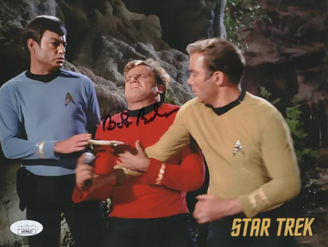 ROBERT "BOB" BRALVER Signed STAR TREK 8x10 Photo Authentic Autograph JSA COA