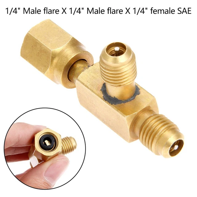 Adattatore tipo T adattatore a forma di T adattatore vuoto profondo 1/4X1/4X1/4\\\\\\\\\\\\\\\\\\\\\"