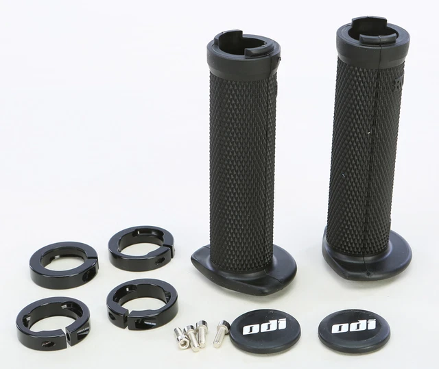 ODI J30RFB-B Atv Ruffian Lockon Grip 130Mm Black/Black Made in USA
