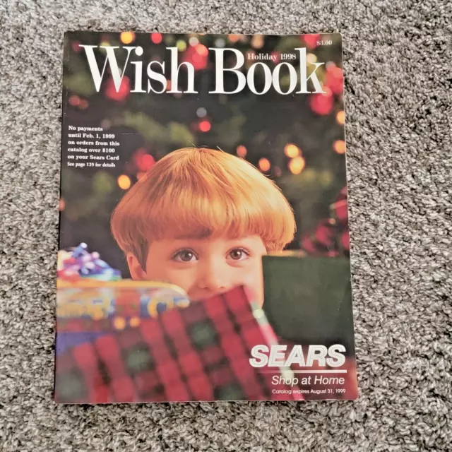 Vintage Sears 1998 Holiday Wish Book Catalog