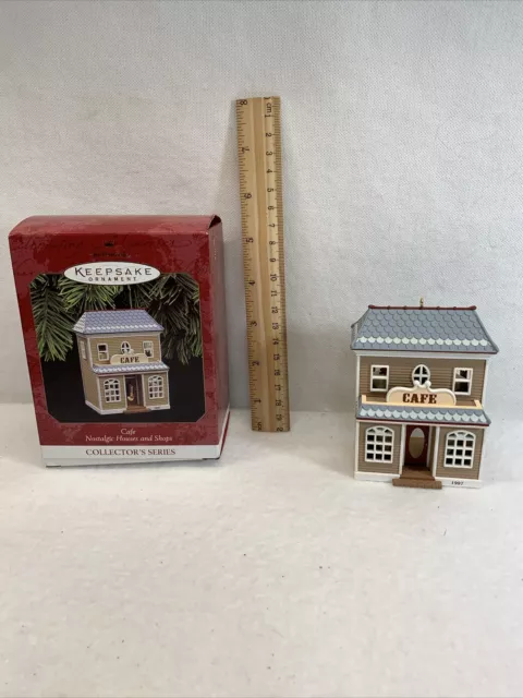 Hallmark Keepsake Ornament Cafe Nostalgic Houses and Shops Series 1997