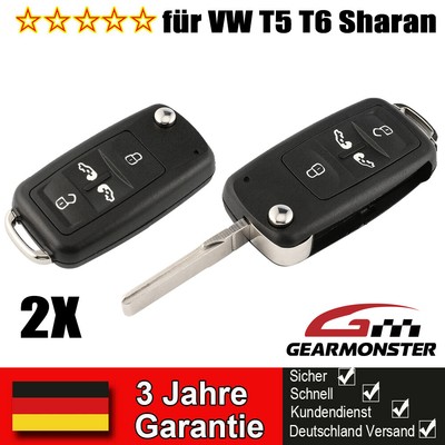 Chiave PIEGHEVOLE RIPARAZIONE chassis per VW t5 t6 SHARAN SEAT ALHAMBRA 5 tasti a408 