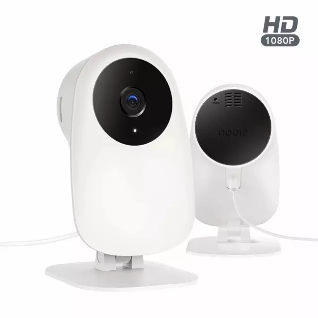 winees Caméras Surveillance WiFi Interieur Camera IP 1080P, 360° Maison  Sécurité Cam avec Vision Nocturne, Détection de Mouvement, Audio