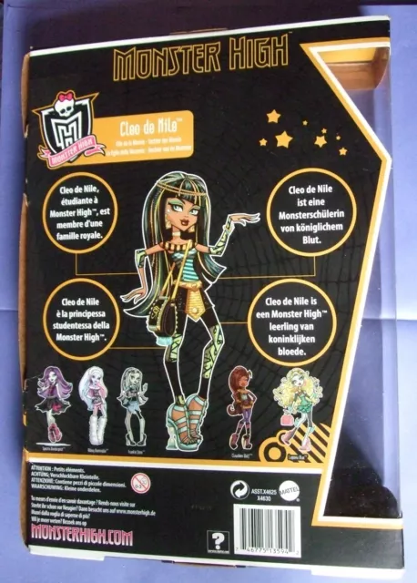 Poupée Monster high Cleo de Nile School's out neuve en boite 3