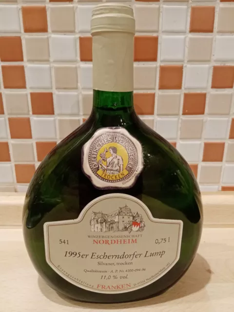 1995er Eschendorfer Lump * Silvaner trocken * Franken * Weißwein trocken * 750ml