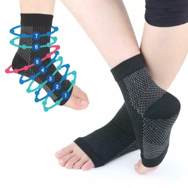 Dr Sock Soothers Sock Anti Fatigue Compression Foot Sleeve Support Brace So T1T1