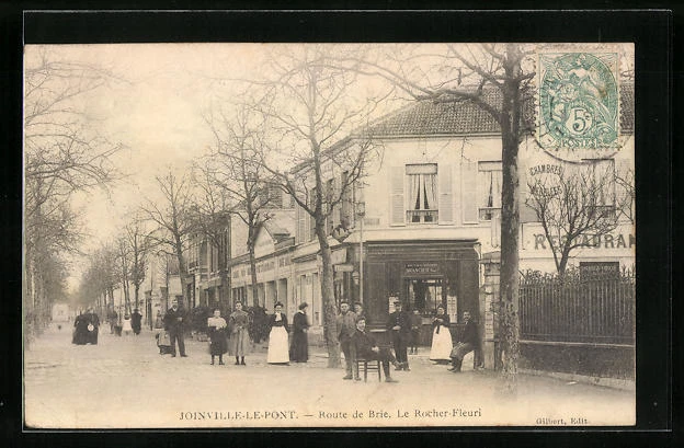 CPA Joinville-le-Pont, Route de Brie, Le Rocher-Fleuri