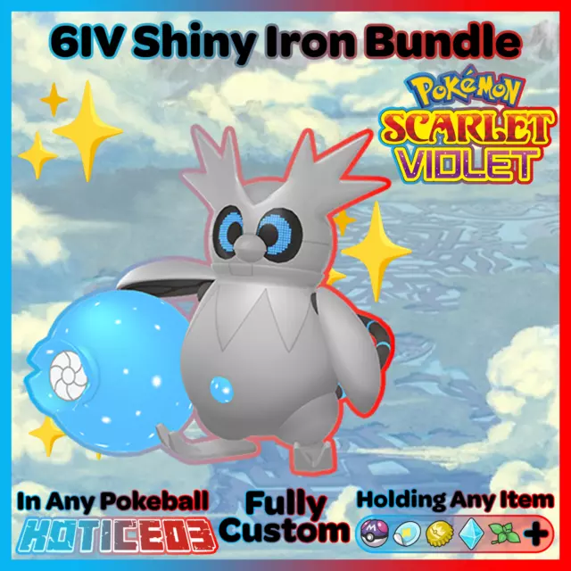 Pokemon Scarlet and Violet ✨Shiny 6IV Paradox Pokemon (ALL Violet  EXCLUSIVES)✨