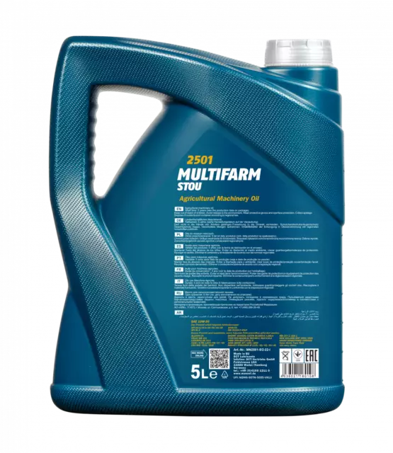 5 Litre mannol Multifarm Stou SAE 10W-30 2