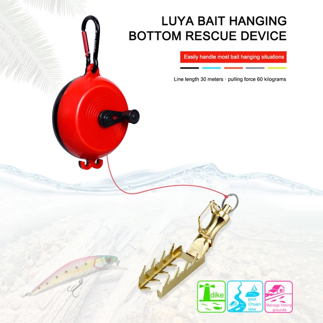 RiToEasysports Bait Saver Köder Retriever | Mit 30m PE-Schnur Für Angelköder Bergung