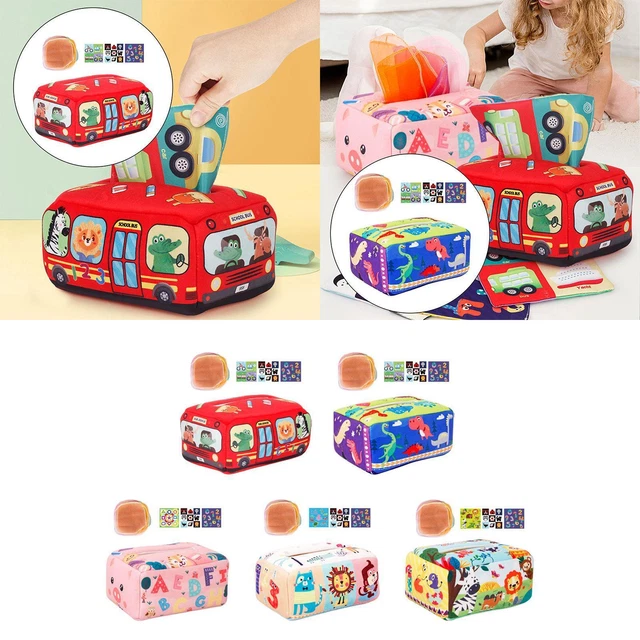 Baby Tissue Box Busy Pull Tissues Activities Sensory Toys Developmental Toys