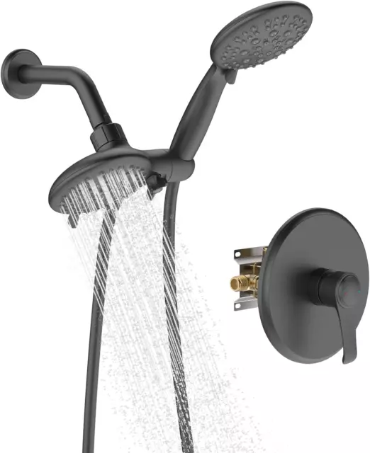 GIVINGTREE Shower System with 6 Mode Bathtub Handheld Showerhead & Rain Shower 2