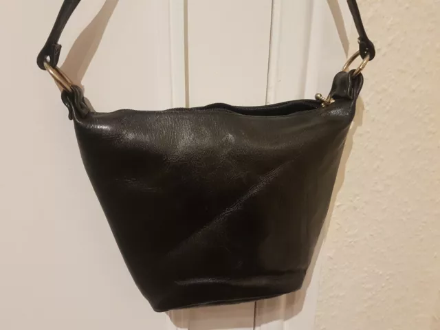 UK made real leather handbag