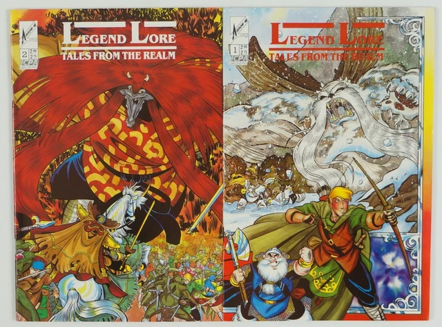 Legend Lore: Tales From the Realm #1-2 VF/NM complete series GUY DAVIS stu kerr