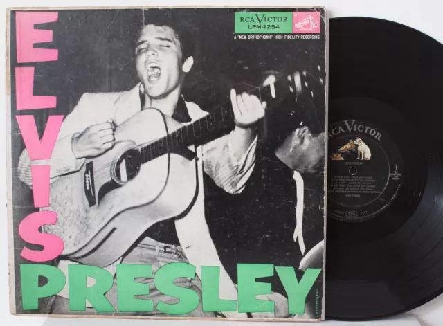 ELVIS PRESLEY self titled LP (RCA Victor LPM 1254, orig ’56 DG Mono) Rockabilly