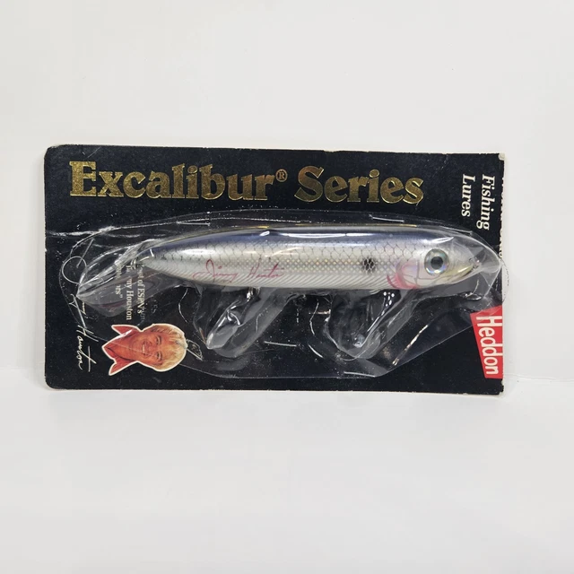 Leurre Vintage Topwater Heddon Super Spook Jimmy Houston - 1 Oz, Original USA